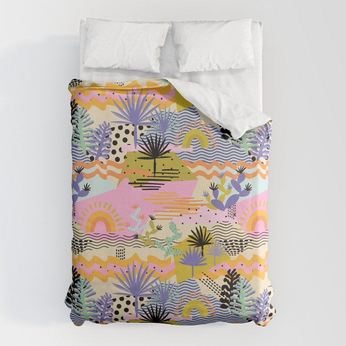Summer in Palm Springs Duvet Cover Gallery Image 6