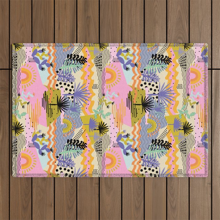 Summer in Palm Springs Outdoor Rug Gallery Image 1