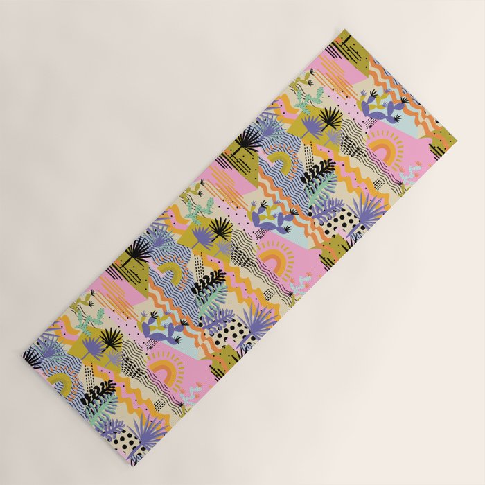 Summer in Palm Springs Yoga Mat