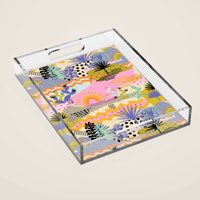 Summer in Palm Springs Acrylic Tray Gallery Image 1