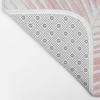 Blush Pink Palm Leaves Dream - Cali Summer Vibes #1 #tropical #decor #art #society6 Bath Mat Gallery Image 2