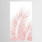 Blush Pink Palm Leaves Dream - Cali Summer Vibes #1 #tropical #decor #art #society6 Tablecloth Gallery Image 2