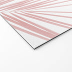 Blush Pink Palm Leaves Dream - Cali Summer Vibes #1 #tropical #decor #art #society6 Welcome Mat Gallery Image 2