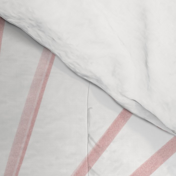 Blush Pink Palm Leaves Dream - Cali Summer Vibes #1 #tropical #decor #art #society6 Comforter Gallery Image 4