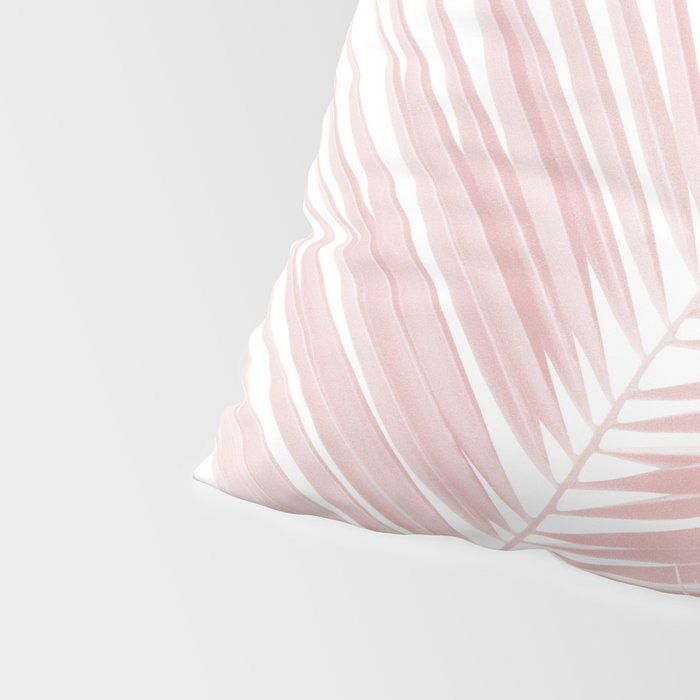 Blush Pink Palm Leaves Dream - Cali Summer Vibes #1 #tropical #decor #art #society6 Pillow Sham Gallery Image 4