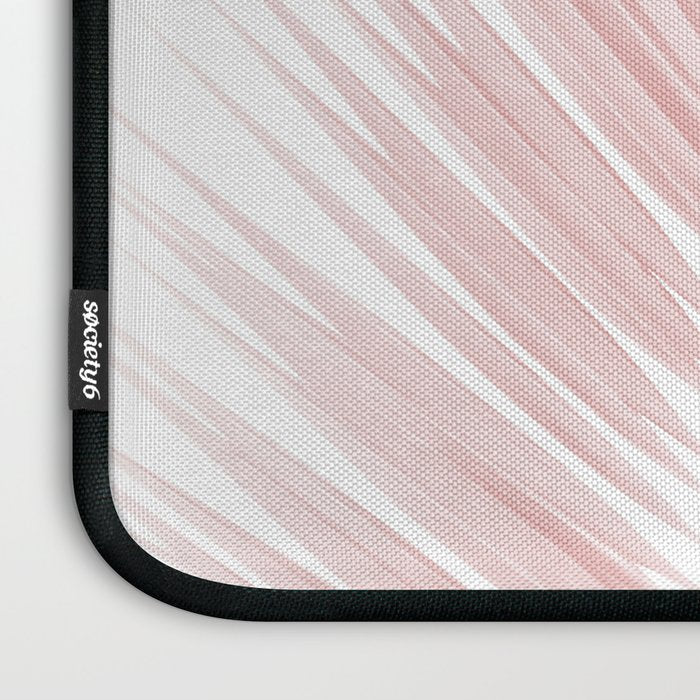 Blush Pink Palm Leaves Dream - Cali Summer Vibes #1 #tropical #decor #art #society6 Laptop Sleeve Gallery Image 3
