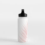 Blush Pink Palm Leaves Dream - Cali Summer Vibes #1 #tropical #decor #art #society6 Water Bottle Gallery Image 3