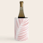 Blush Pink Palm Leaves Dream - Cali Summer Vibes #1 #tropical #decor #art #society6 Wine Chiller Gallery Image 1