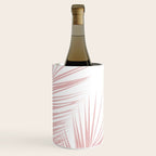 Blush Pink Palm Leaves Dream - Cali Summer Vibes #1 #tropical #decor #art #society6 Wine Chiller Gallery Image 3