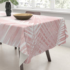 Blush Pink Palm Leaves Dream - Cali Summer Vibes #1 #tropical #decor #art #society6 Tablecloth Gallery Image 3