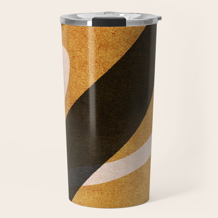 ABSTRACT ALPHABET / Script U Travel Mug Gallery Image 1