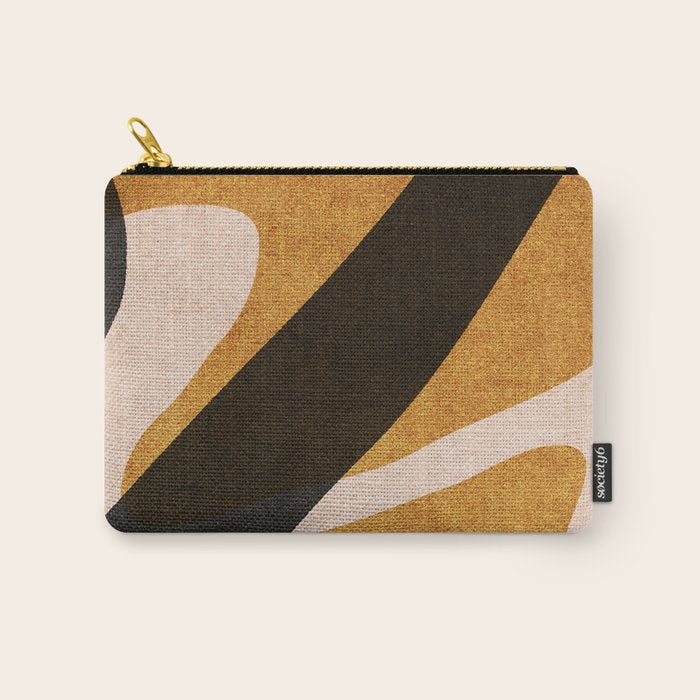 ABSTRACT ALPHABET / Script U Carry All Pouch Gallery Image 1