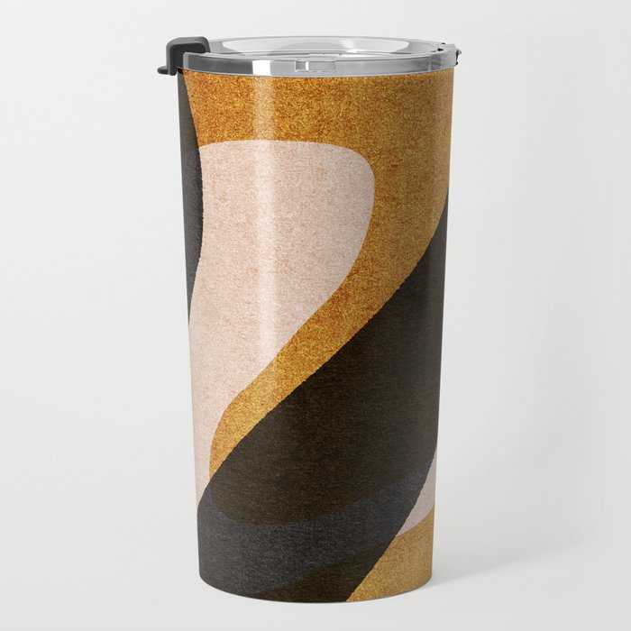ABSTRACT ALPHABET / Script U Travel Mug Gallery Image 3