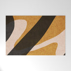 ABSTRACT ALPHABET / Script U Welcome Mat Gallery Image 1