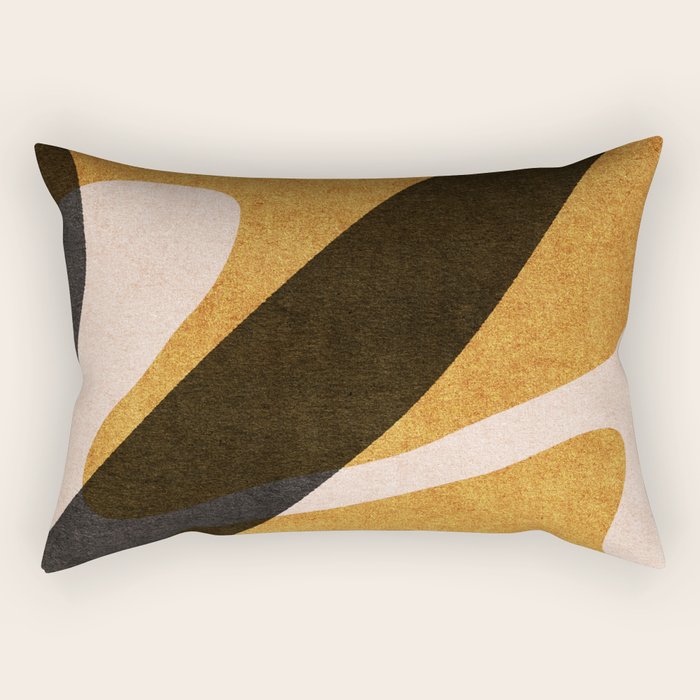 ABSTRACT ALPHABET / Script U Rectangular Pillow Gallery Image 2