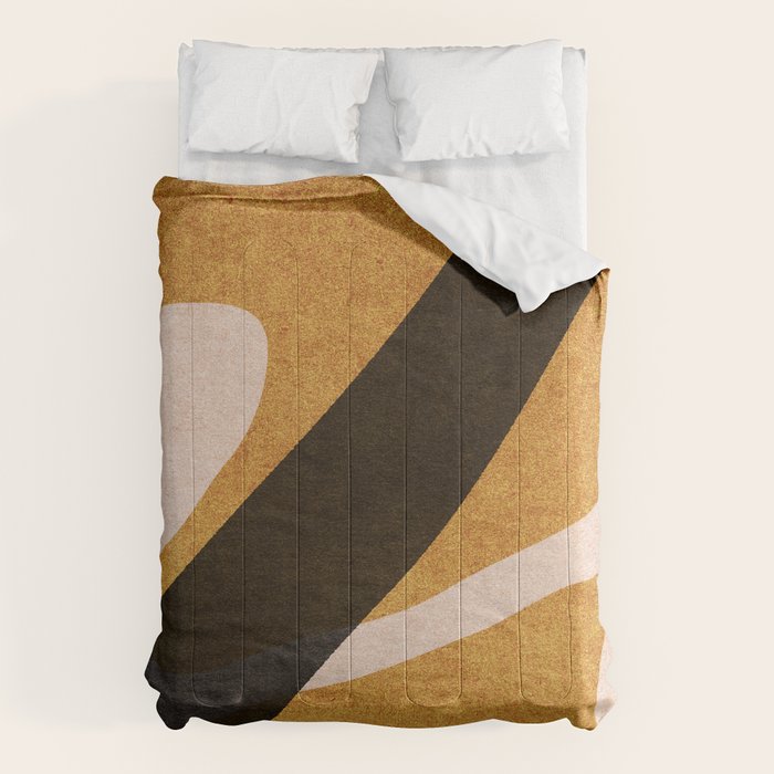 ABSTRACT ALPHABET / Script U Comforter Gallery Image 1