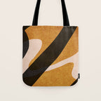 ABSTRACT ALPHABET / Script U Tote Bag Gallery Image 1