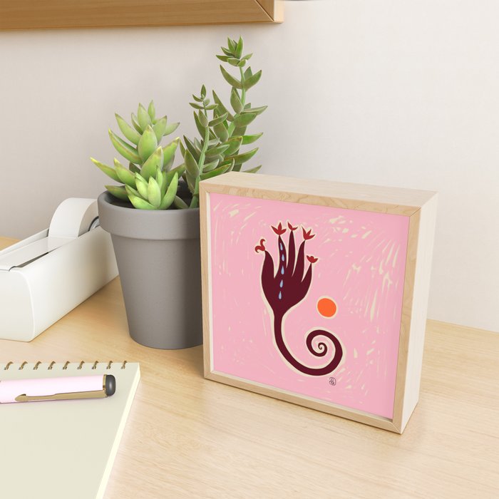 CRYING HAND Mini Art Print Gallery Image 2