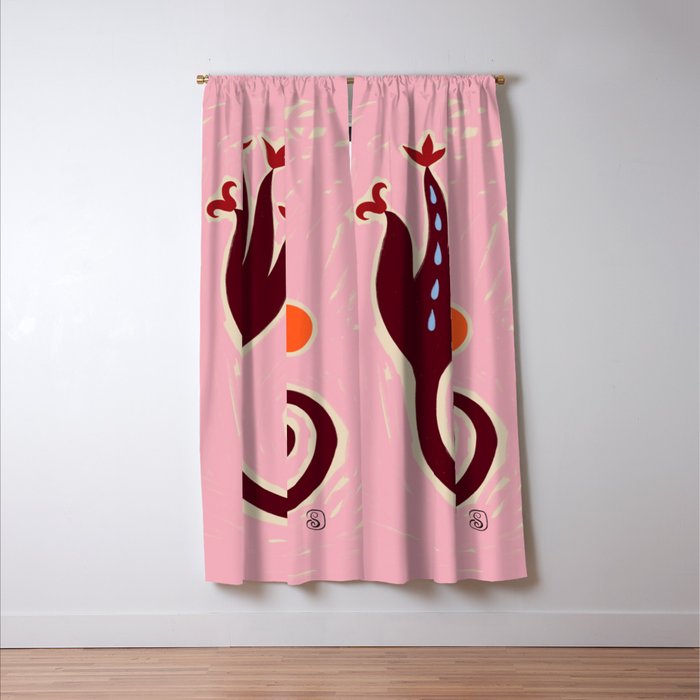 CRYING HAND Window Curtain Gallery Image 3