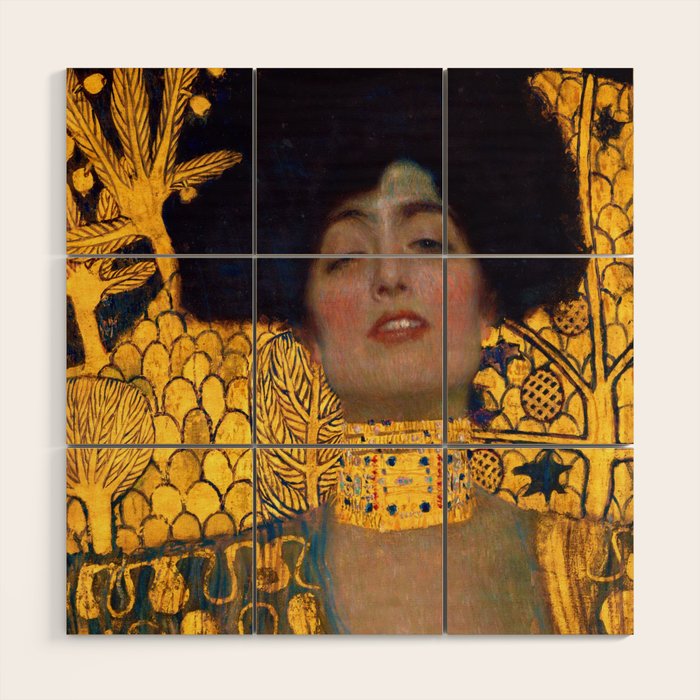 Gustav Klimt "Judith I" Wood Wall Art Gallery Image 1
