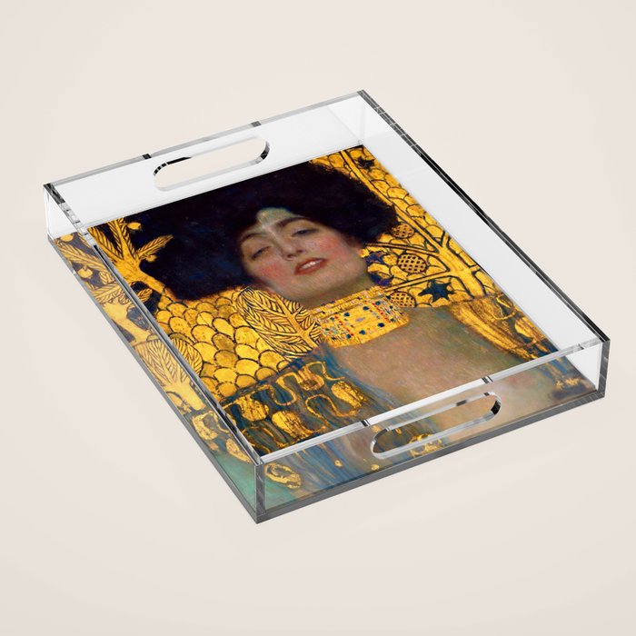 Gustav Klimt "Judith I" Acrylic Tray Gallery Image 1