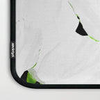 Large White Poppies on Black Background #decor #society6 #buyart Laptop Sleeve Gallery Image 3