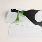 Large White Poppies on Black Background #decor #society6 #buyart Wrapping Paper Gallery Image 2
