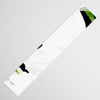Large White Poppies on Black Background #decor #society6 #buyart Table Runner Gallery Image 3