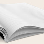 Large White Poppies on Black Background #decor #society6 #buyart Notebook Gallery Image 2