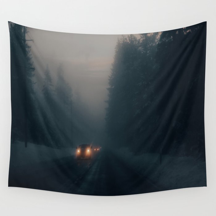 Late Winter Drives Wall Tapestry Gallery Image 1