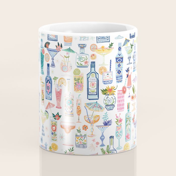 Cocktails Viva Happy Hour Coffee Mug Gallery Image 4