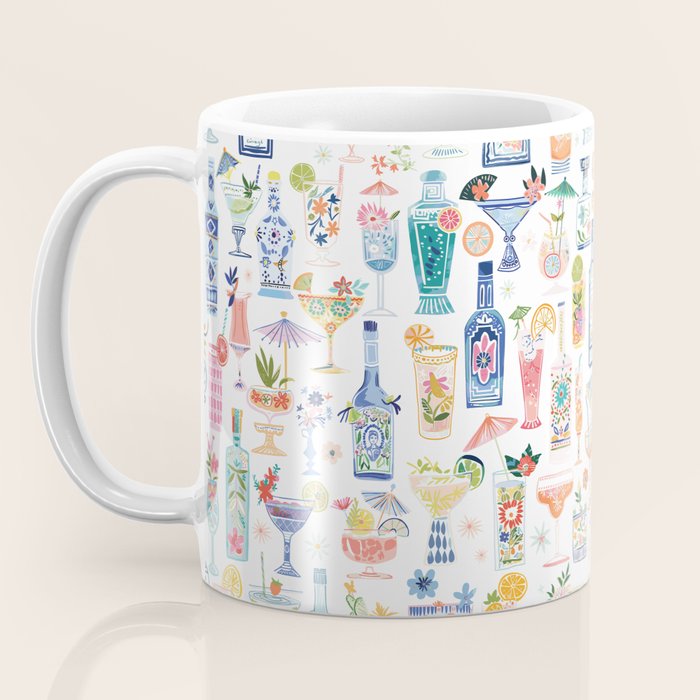 Cocktails Viva Happy Hour Coffee Mug Gallery Image 3