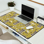Tropical Tiki Green Desk Mat Gallery Image 2