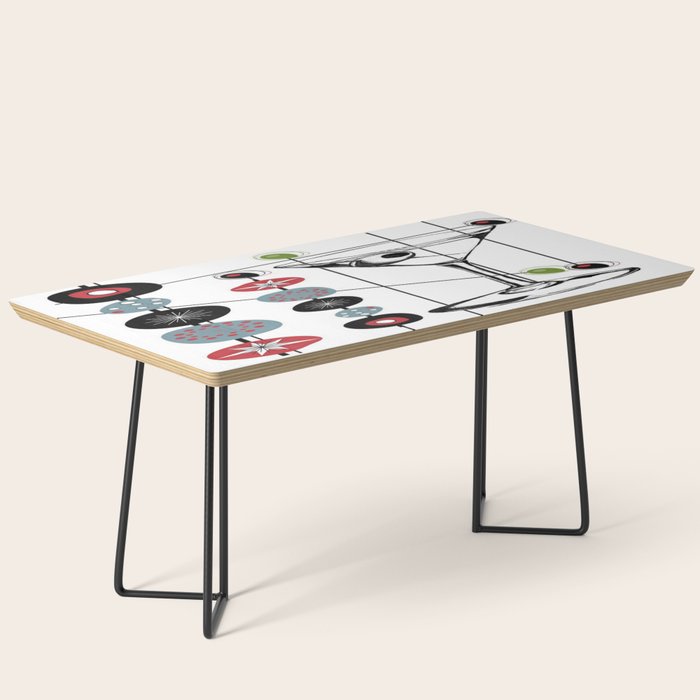 Mid-Century Modern Art Atomic Cocktail 3.0 Coffee Table Gallery Image 1