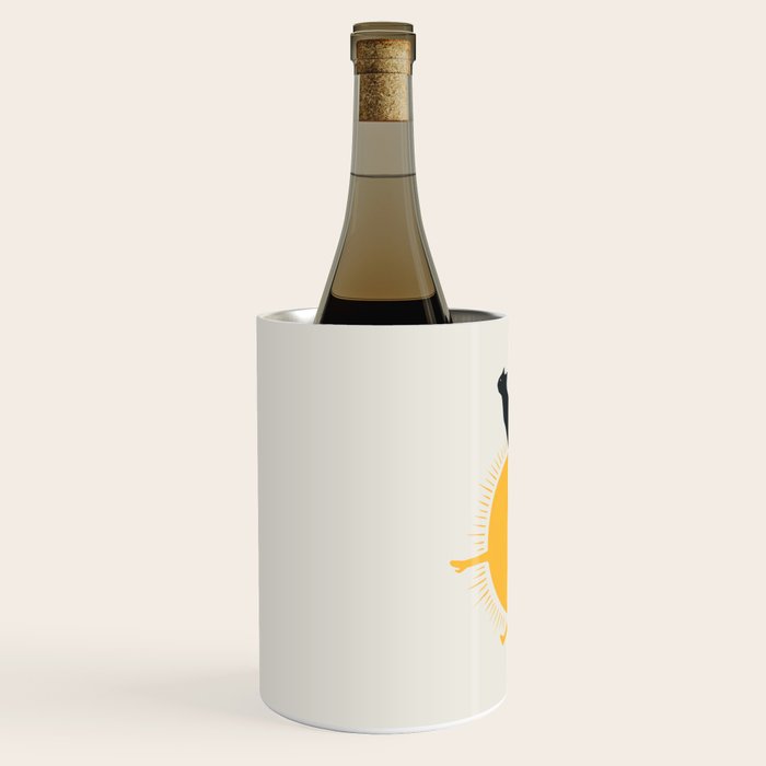 Good Meowâing 9 yoga warrior II Wine Chiller Gallery Image 2