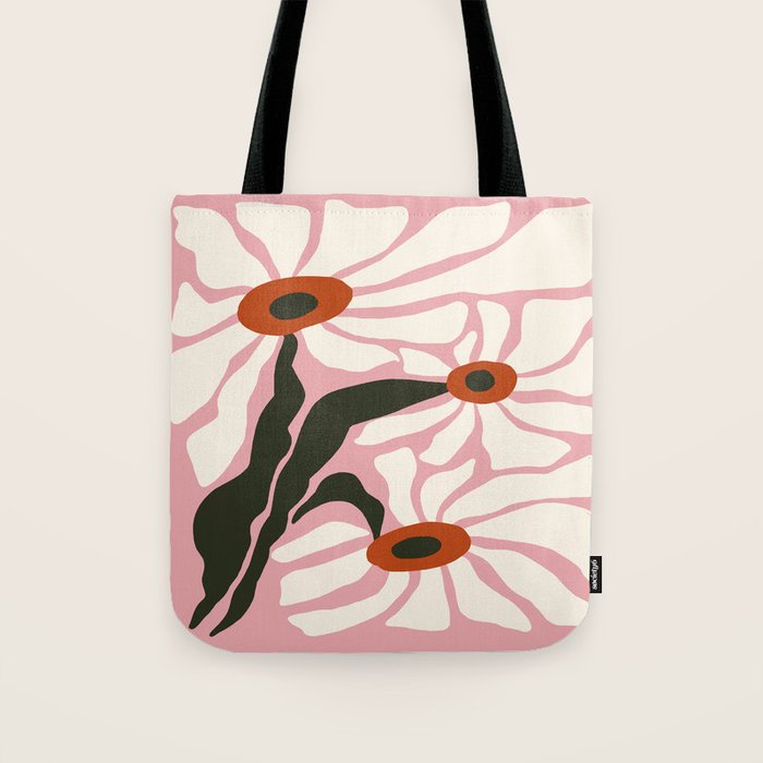 Lazy White Daisies  Tote Bag Gallery Image 1