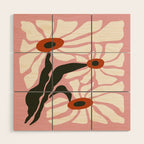 Lazy White Daisies  Wood Wall Art Gallery Image 1