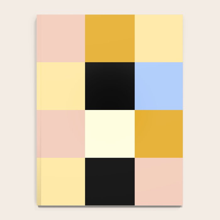Bold Colorful Checks Pattern - Large XXXV Notebook Gallery Image 4