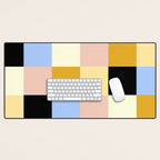 Bold Colorful Checks Pattern - Large XXXV Desk Mat Gallery Image 1