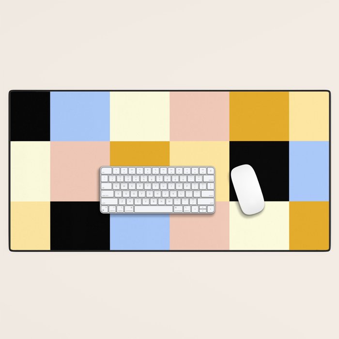 Bold Colorful Checks Pattern - Large XXXV Desk Mat Gallery Image 1