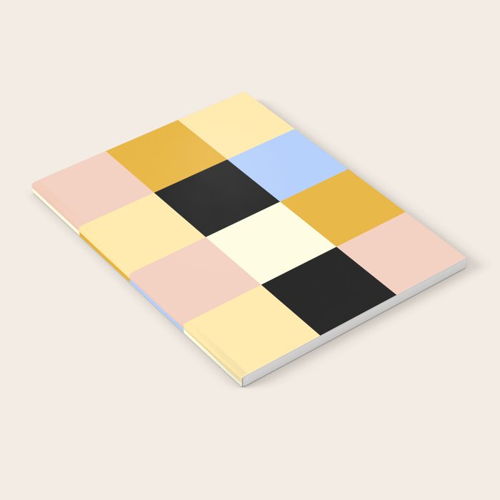 Bold Colorful Checks Pattern - Large XXXV Notebook Gallery Image 1
