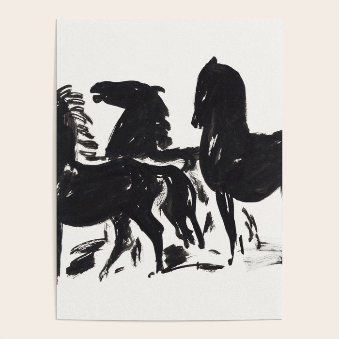 Ink Horses  Poster Gallery Image 4