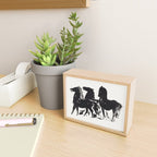 Ink Horses  Mini Art Print Gallery Image 2