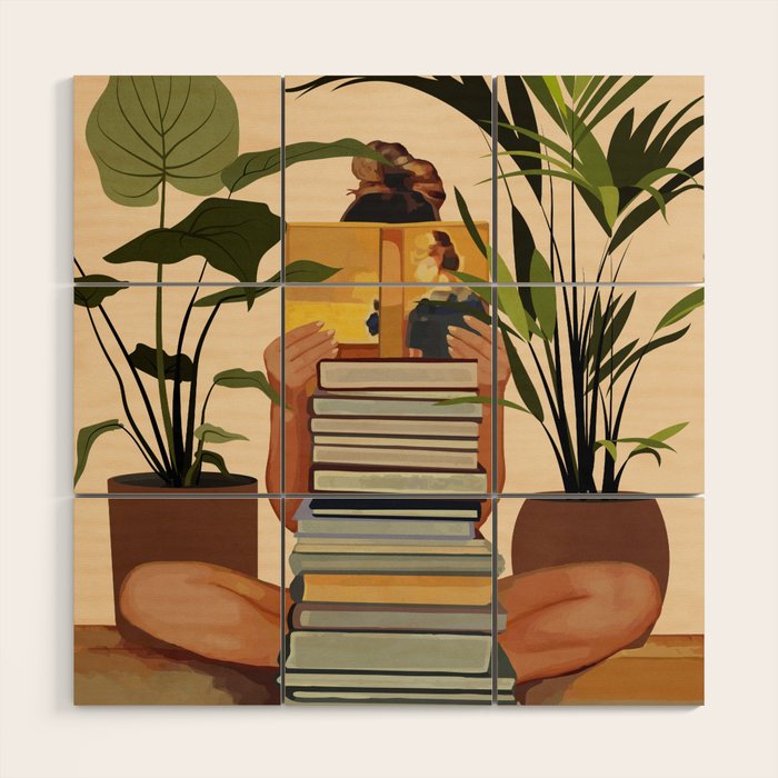 Book Lover Wood Wall Art Gallery Image 1
