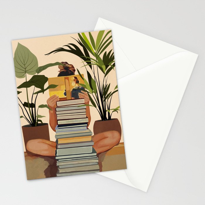 Book Lover Stationery Card Gallery Image 2