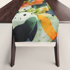 Abstract Modern Cactus 3 Table Runner Gallery Image 1