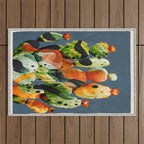 Abstract Modern Cactus 3 Outdoor Rug Gallery Image 1