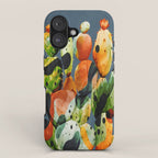 Abstract Modern Cactus 3 iPhone Case Gallery Image 1