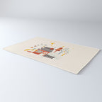 Christmas Winter Hut Illustration Rug Gallery Image 3