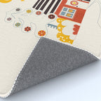 Christmas Winter Hut Illustration Rug Gallery Image 4